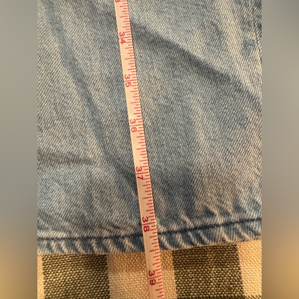 MOTHER Women's Straight Leg Jeans in Light Blue - Picture 12 of 16